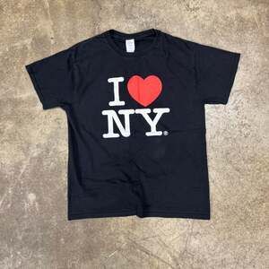 Classic I Heart New York Black Graphic Tee, Size M — M